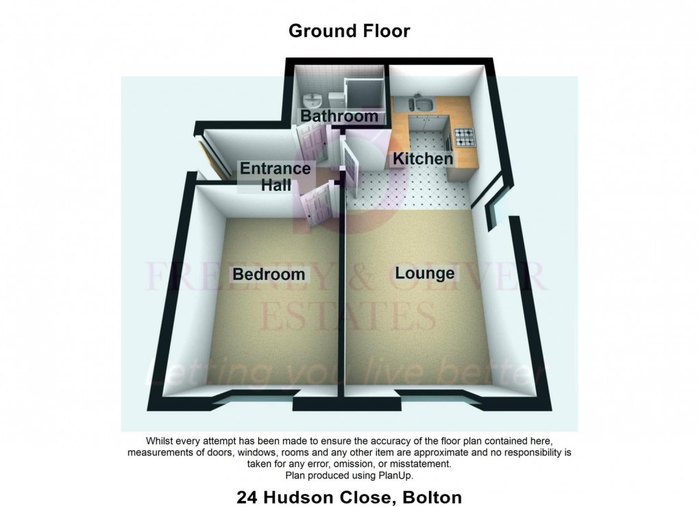 Floorplan for Bolton, BL3