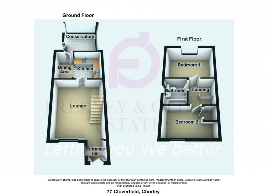 Floorplan for Clover Field, Clayton-le-Woods, PR6 7RX