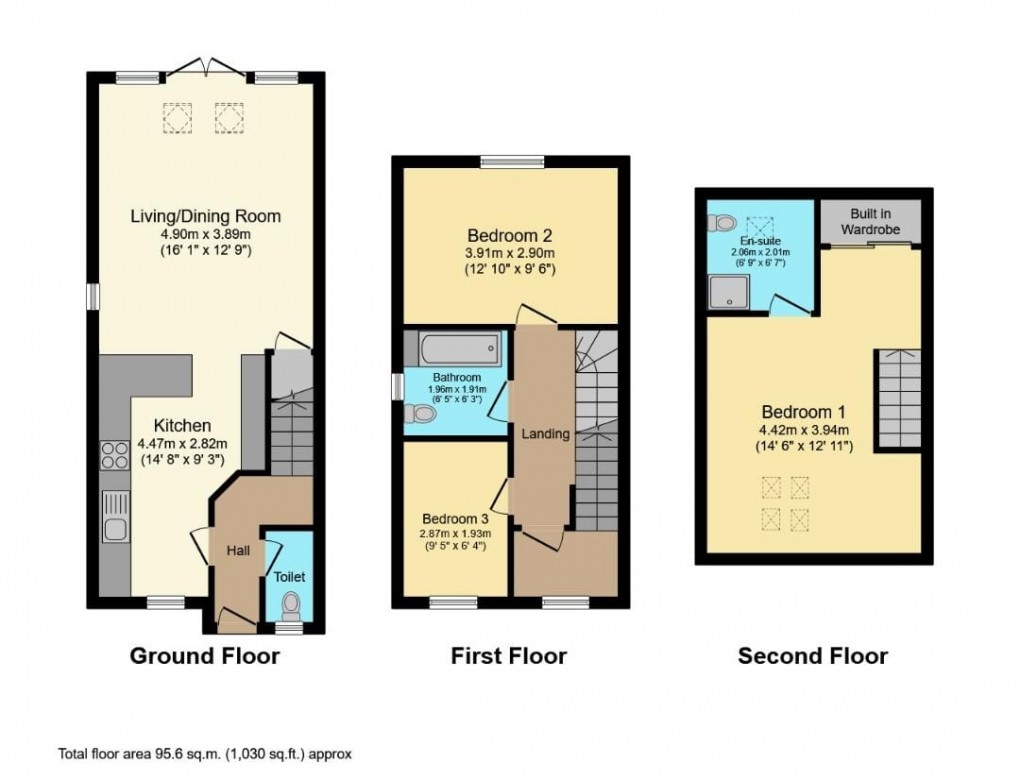 Floorplan for Rigley Potts Park, Hindley Green, WN2