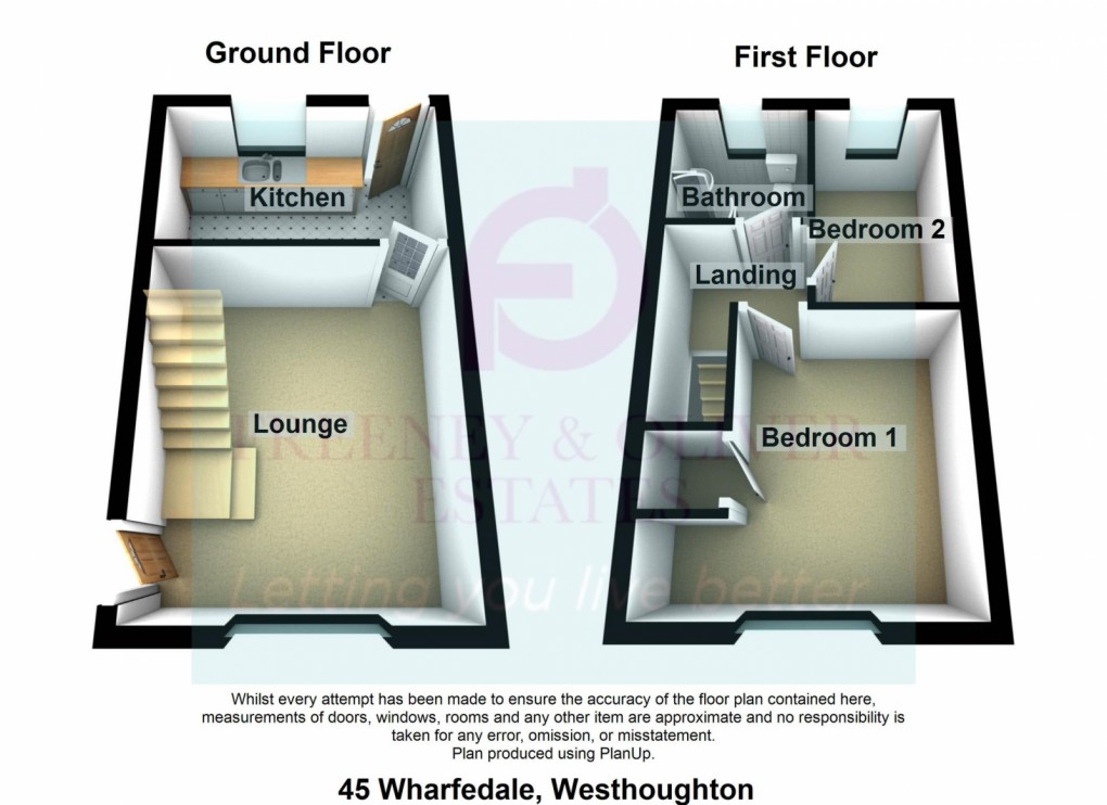 Floorplan for Wharfedale, Westhoughton, Bolton, Lancashire, BL5 3DP