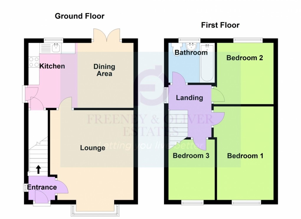 Floorplan for The Pewfist, Westhoughton, BL5 2EW